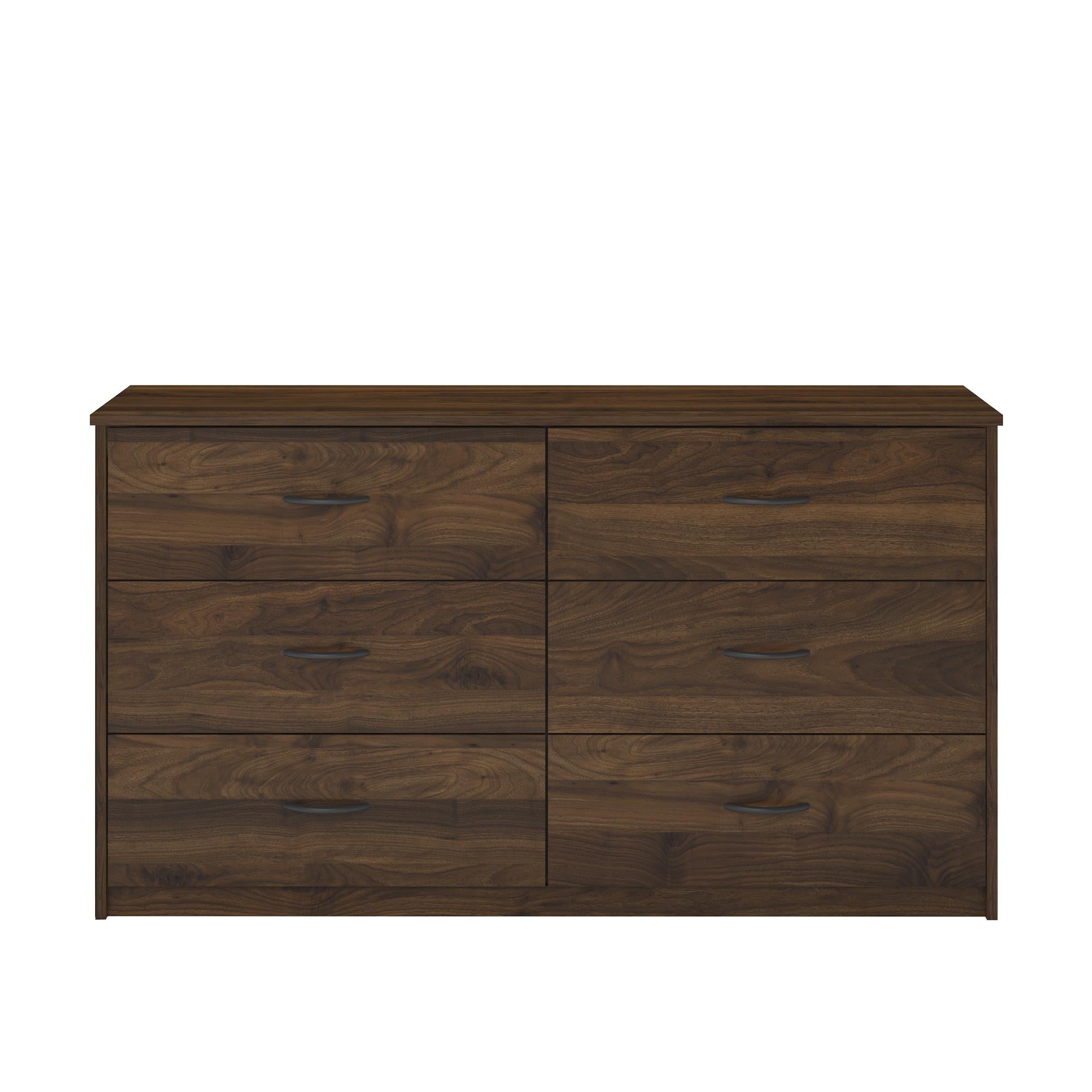 Ameriwood Home Emery 6 Drawer Dresser - Florence Walnut