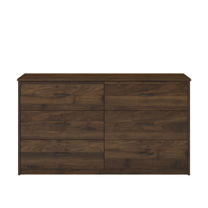 Ameriwood Home Emery 6 Drawer Dresser - Florence Walnut
