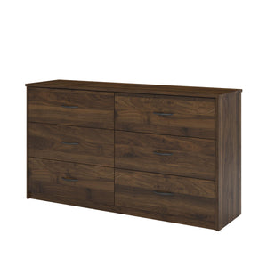 Ameriwood Home Emery 6 Drawer Dresser - Florence Walnut