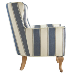 DHP Reva Accent Chair - Blue Stripe