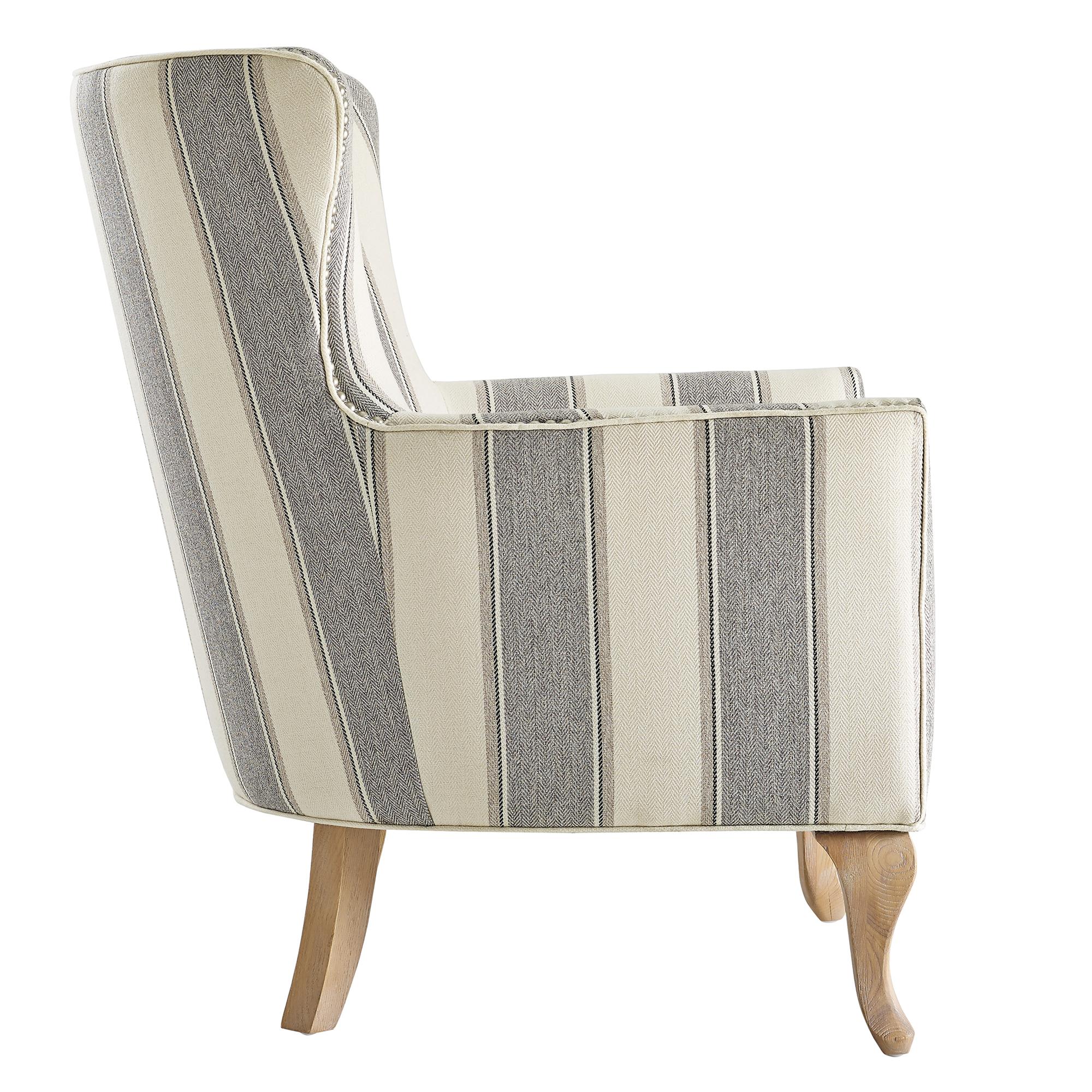 DHP Reva Accent Chair - Gray Stripe