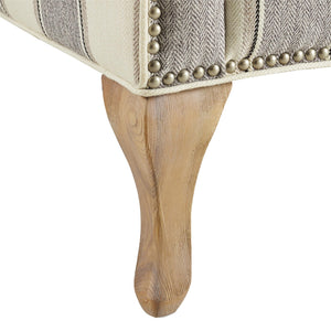 DHP Reva Accent Chair - Gray Stripe