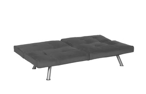 DHP Contempo Futon Sofa Bed - Gray
