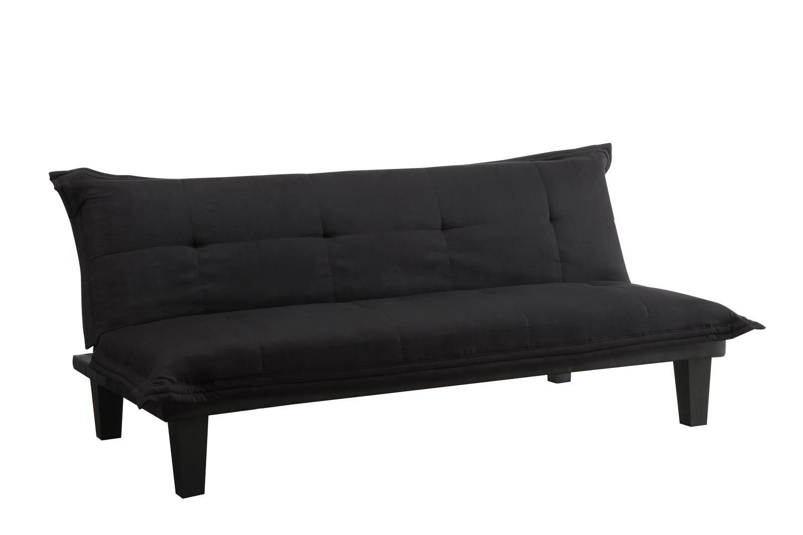 DHP Lodge Futon Sofa Bed - Black