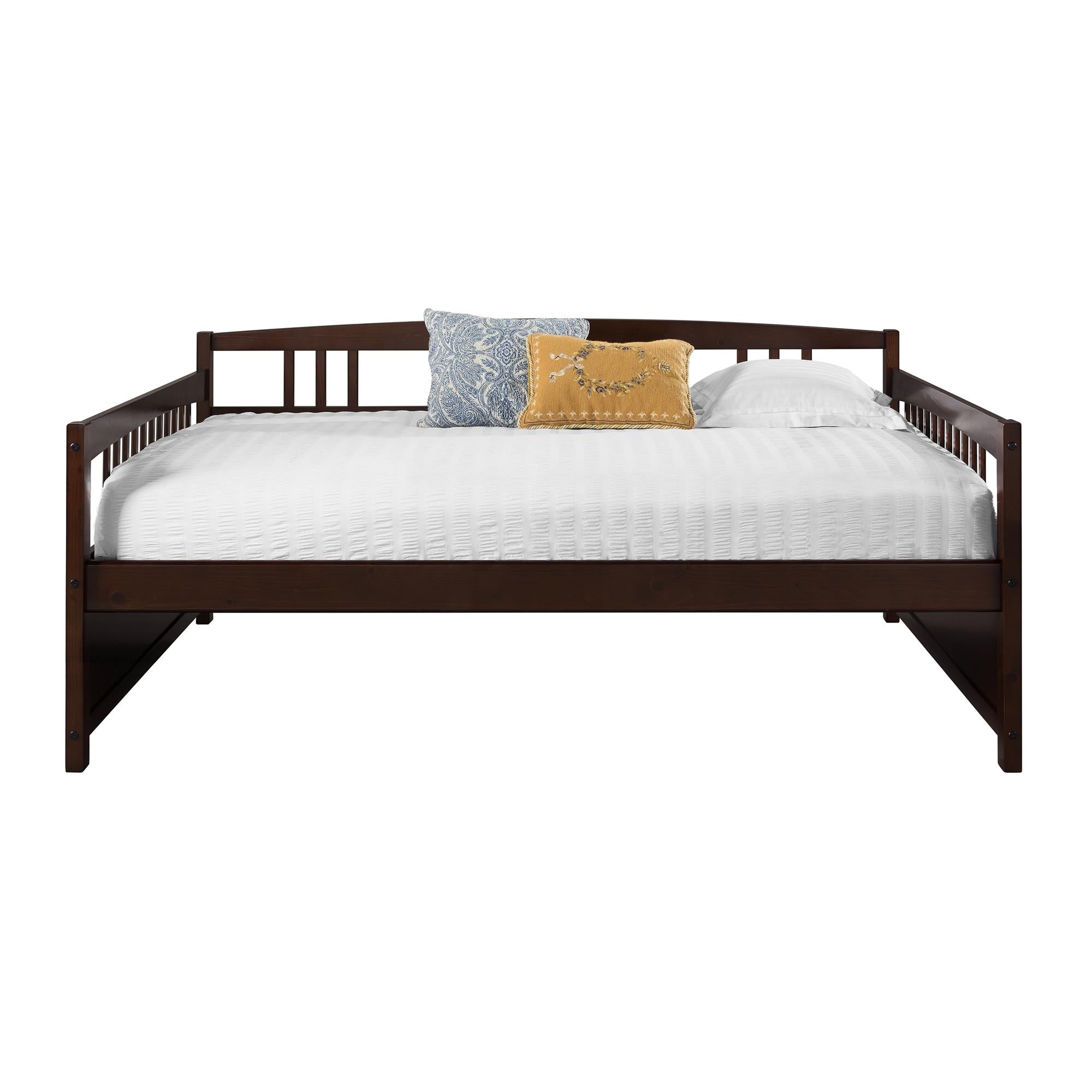 DHP Morgan Wood Daybed - Espresso - Full