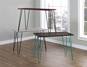 Ameriwood Home Owen Retro Computer Desk - Distressed Gray Oak