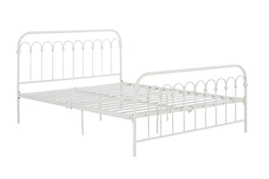 Novogratz Bright Pop Metal Bed - Off White - Full