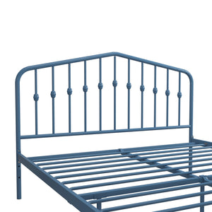 Novogratz Bushwick Metal Bed - Sea Blue - Queen