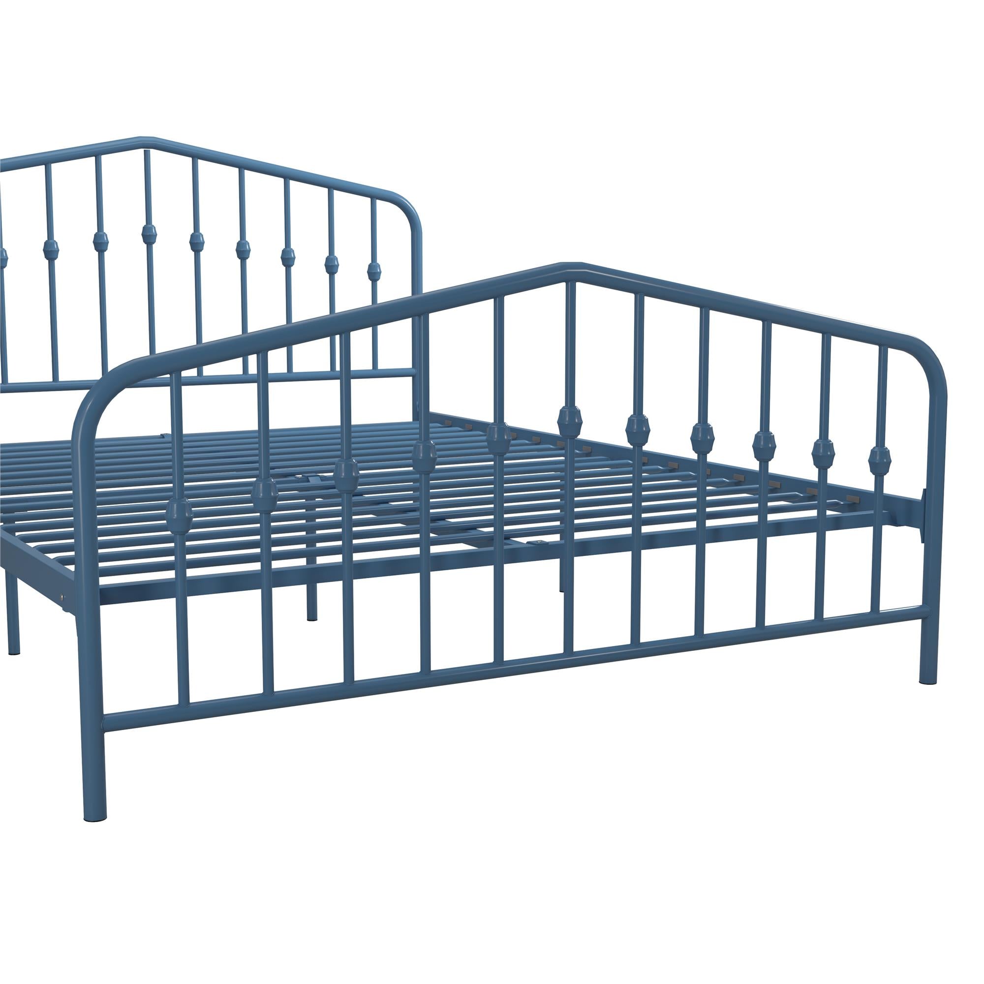 Novogratz Bushwick Metal Bed - Sea Blue - Queen
