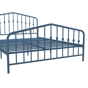 Novogratz Bushwick Metal Bed - Sea Blue - Queen