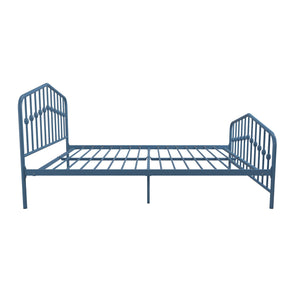 Novogratz Bushwick Metal Bed - Sea Blue - Queen