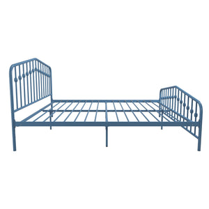 Novogratz Bushwick Metal Bed - Sea Blue - King