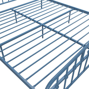 Novogratz Bushwick Metal Bed - Sea Blue - King