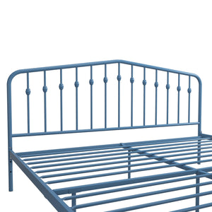 Novogratz Bushwick Metal Bed - Sea Blue - King