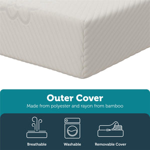 Safety 1st Little Angels Firm Crib & Toddler Bed Mattress - White - Crib & Toddler Mattress