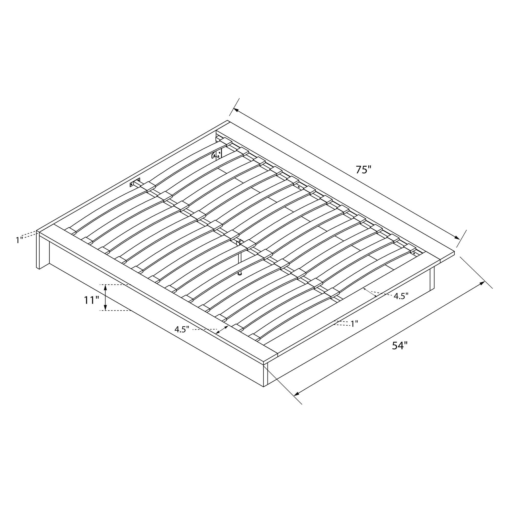 DHP Maven Bed Frame - Black - Full