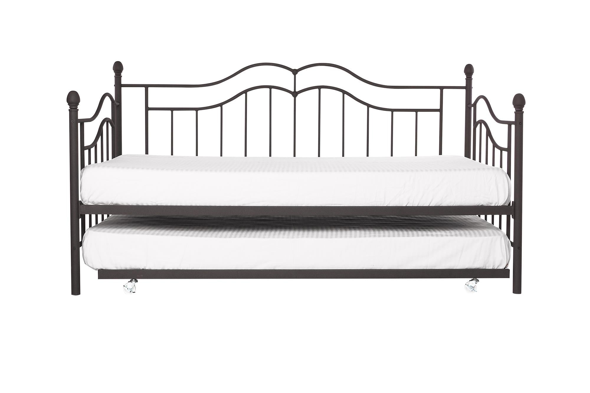 DHP Tokyo Metal Daybed with Trundle - Bronze - Twin