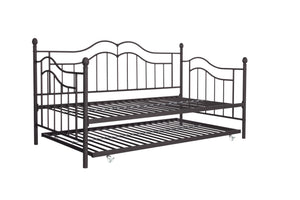 DHP Tokyo Metal Daybed with Trundle - Bronze - Twin