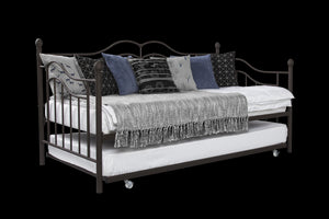 DHP Tokyo Metal Daybed with Trundle - Bronze - Twin