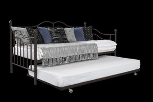 DHP Tokyo Metal Daybed with Trundle - Bronze - Twin