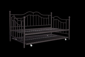 DHP Tokyo Metal Daybed with Trundle - Bronze - Twin