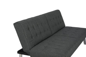 DHP Emily Armless Futon Sofa Bed - Dark Gray