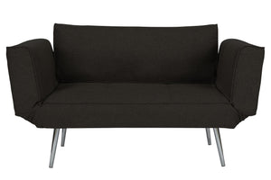 DHP Euro Futon with Magazine Storage - Black