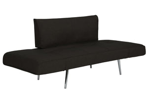 DHP Euro Futon with Magazine Storage - Black