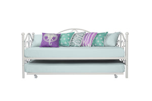 DHP Bombay Twin Metal Daybed and Trundle - White - Twin