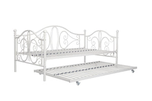 DHP Bombay Twin Metal Daybed and Trundle - White - Twin