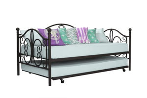 DHP Bombay Twin Metal Daybed and Trundle - Bronze - Twin
