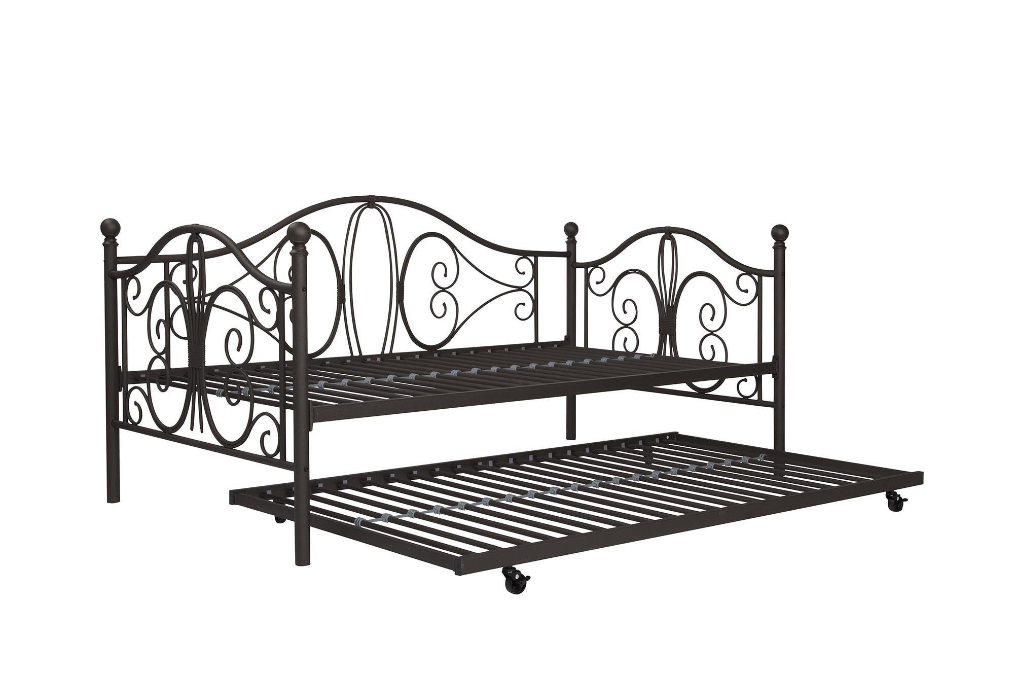 DHP Bombay Twin Metal Daybed and Trundle - Bronze - Twin