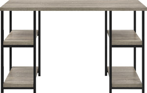 Ameriwood Home Elmwood Double Pedestal Computer Desk - Distressed Gray Oak
