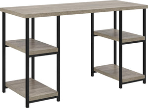 Ameriwood Home Elmwood Double Pedestal Computer Desk - Distressed Gray Oak