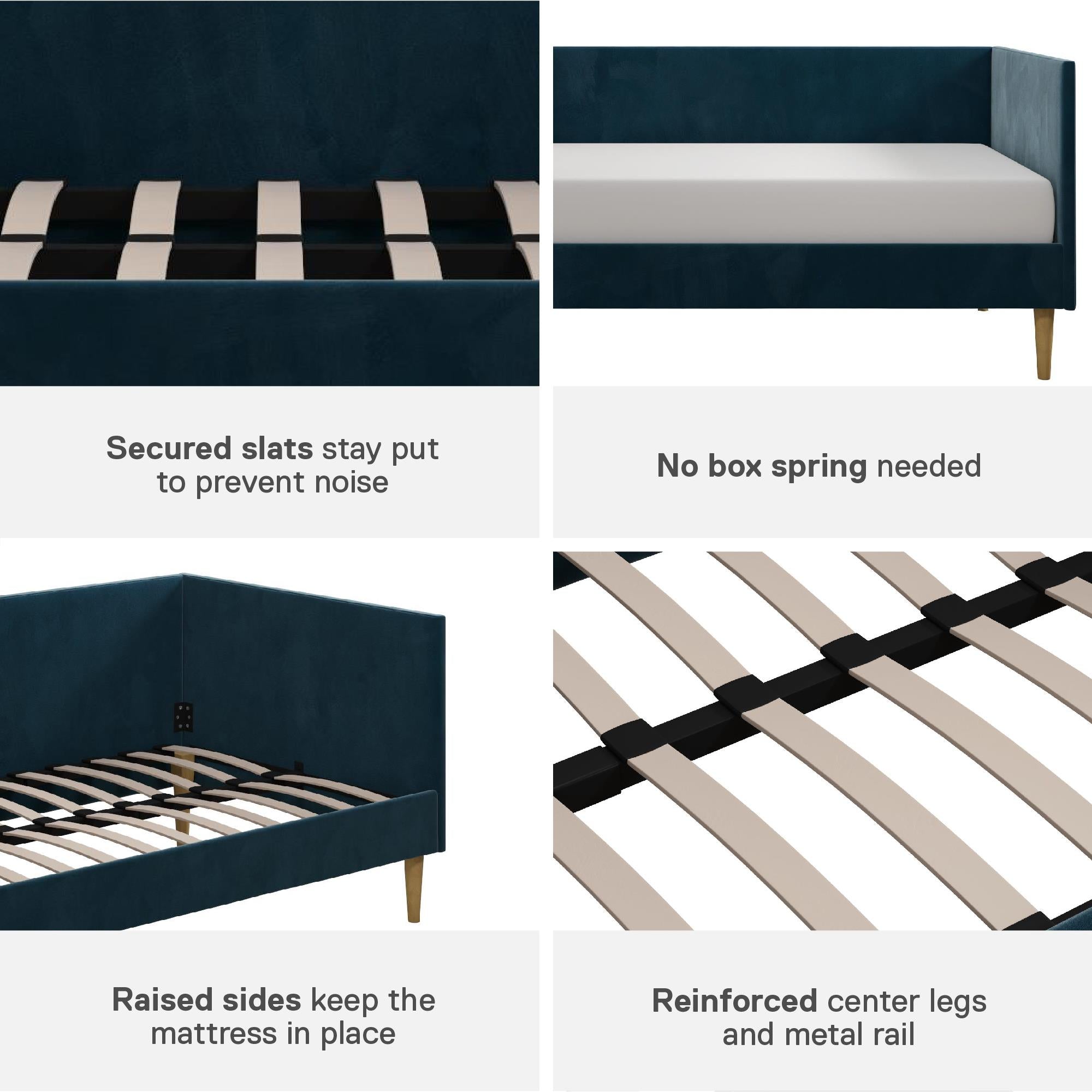 DHP Franklin Mid Century Daybed - Blue - Twin