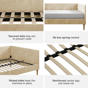 DHP Franklin Mid Century Daybed - Tan - Full