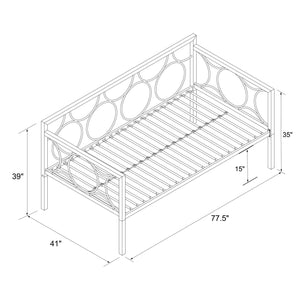 DHP Rebecca Metal Daybed - White - Twin