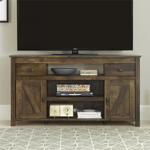 Ameriwood Home Farmington TV Stand for TVs up to 60" - Rustic