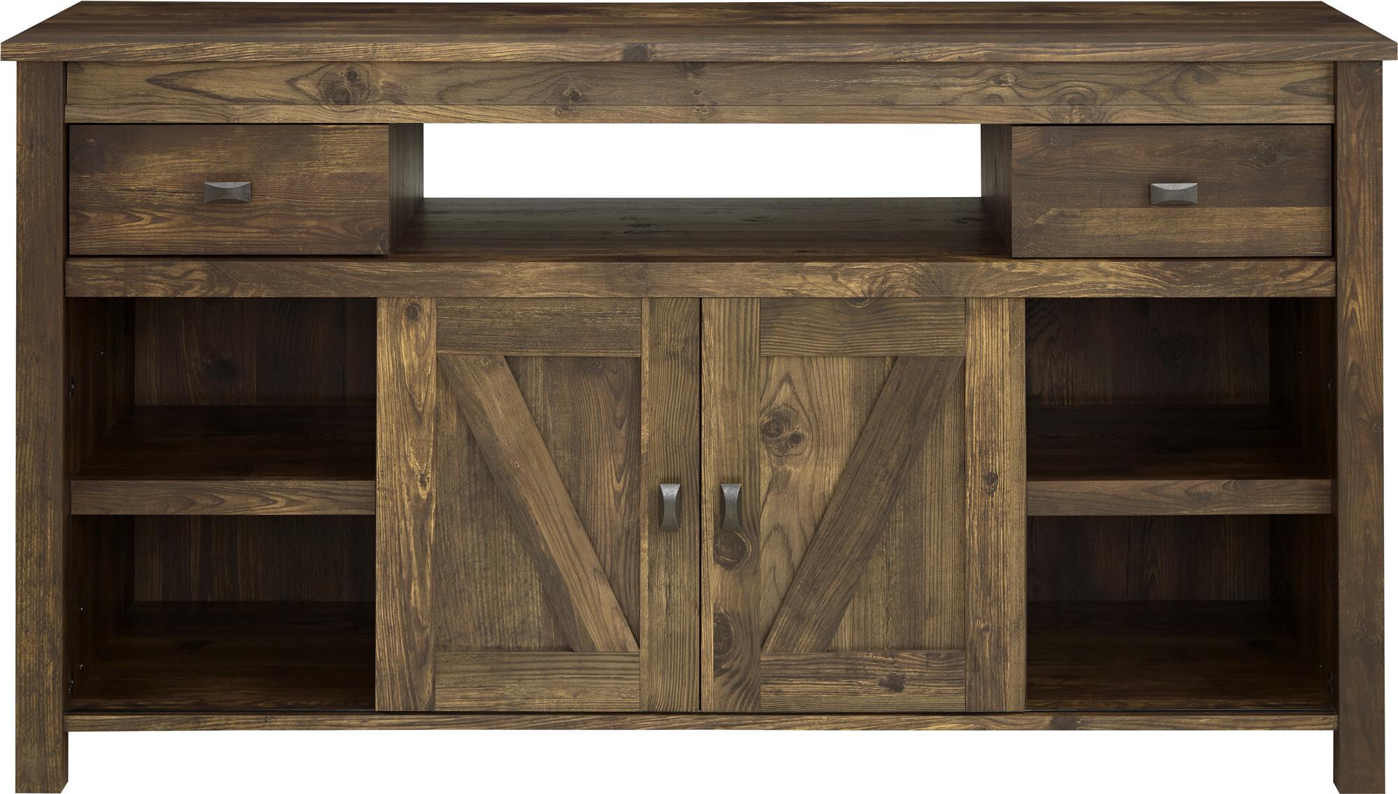 Ameriwood Home Farmington TV Stand for TVs up to 60" - Rustic