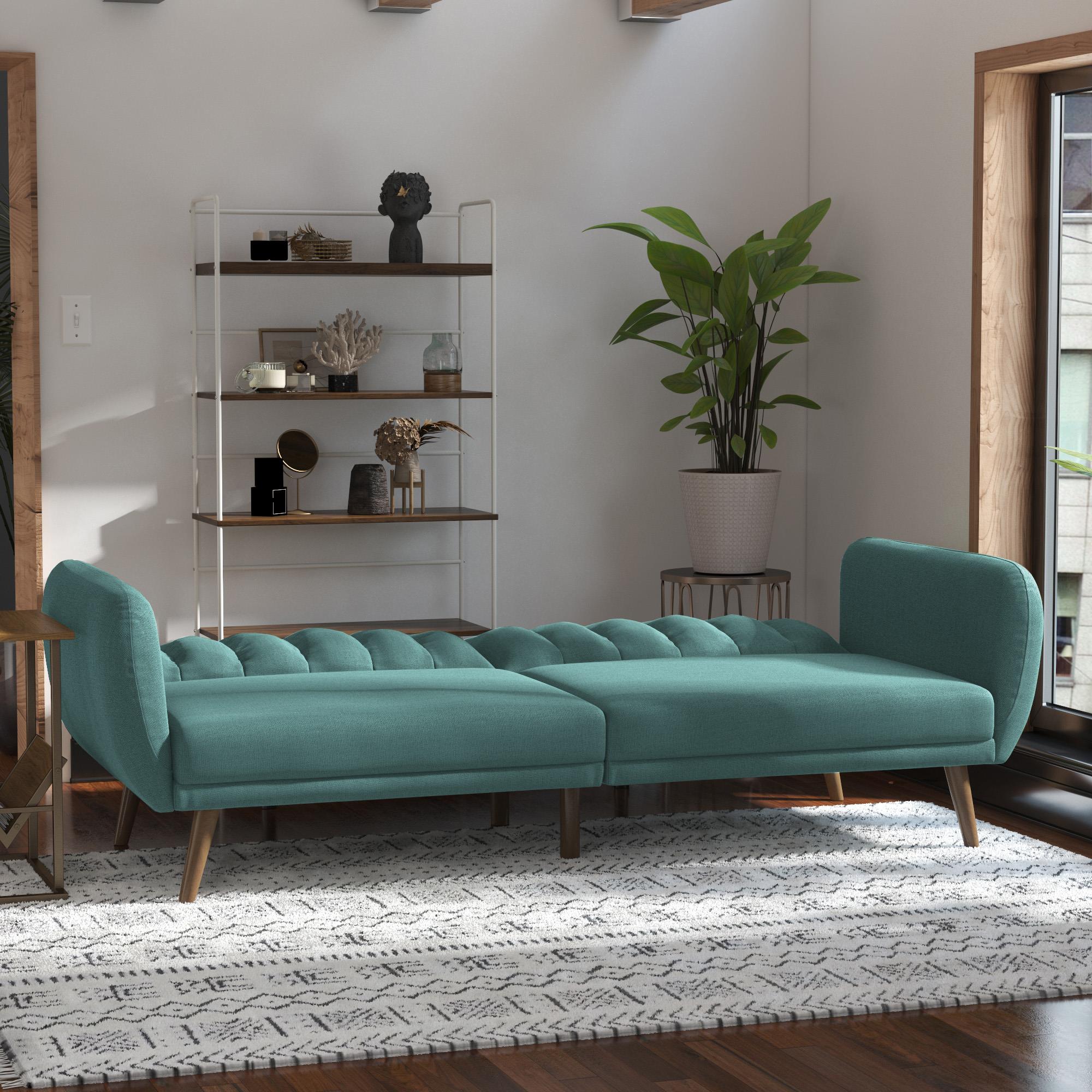 Novogratz Brittany Futon Sofa Bed - Teal
