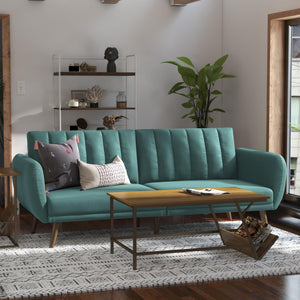 Novogratz Brittany Futon Sofa Bed - Teal