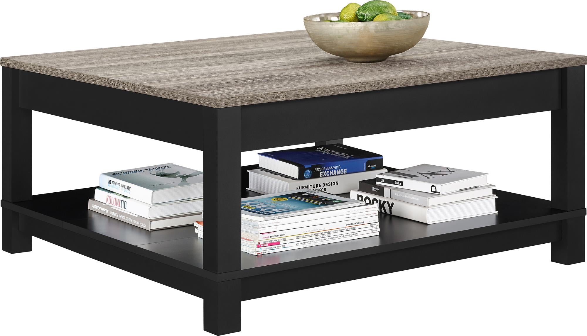 Carver Coffee Table, Black - Black
