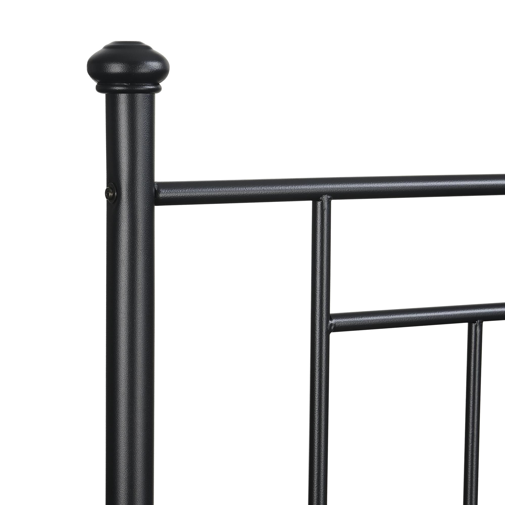 DHP Provo Full/Queen Metal Headboard - Black - Full/Queen