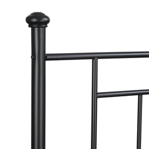 DHP Provo Full/Queen Metal Headboard - Black - Full/Queen