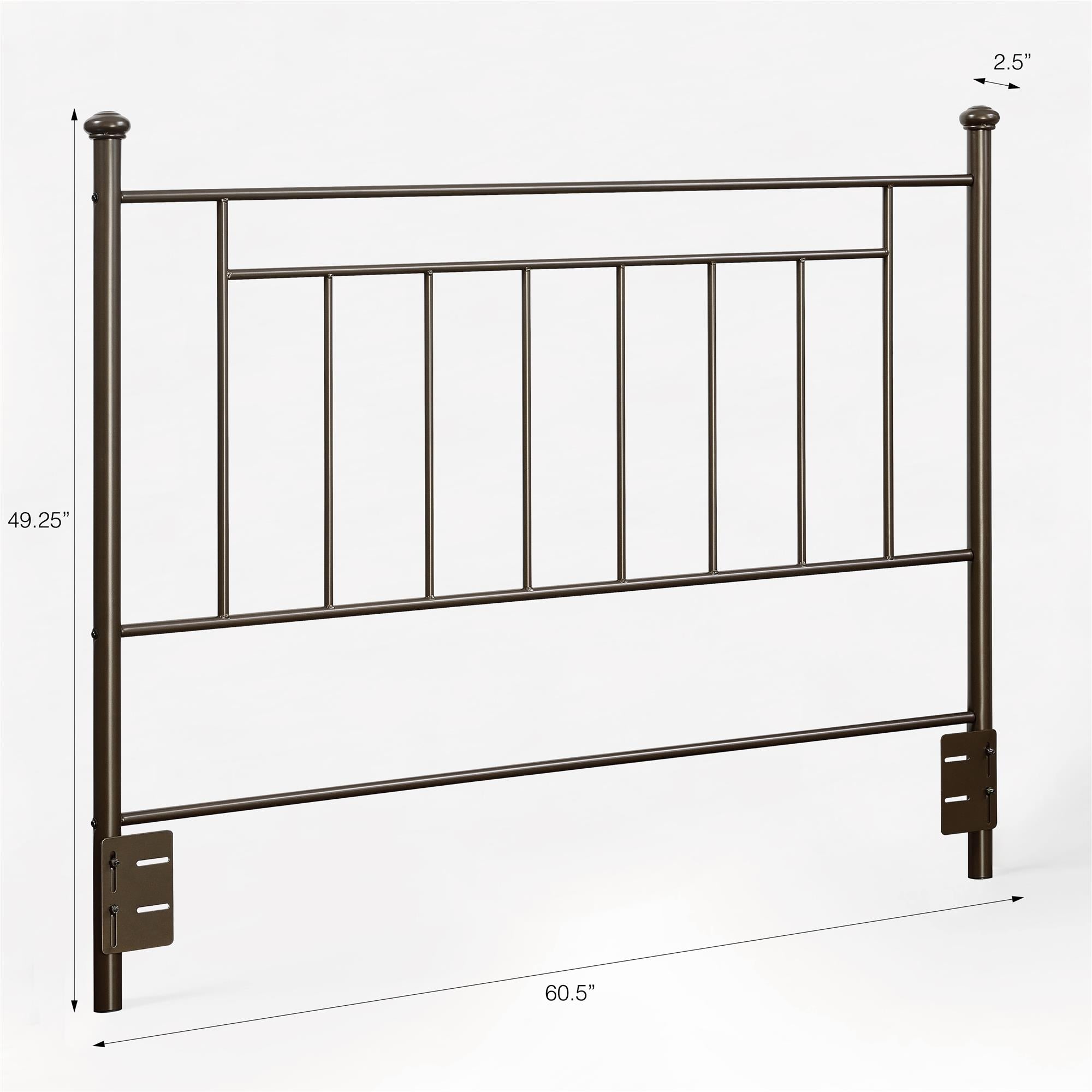 DHP Provo Full/Queen Metal Headboard - Bronze