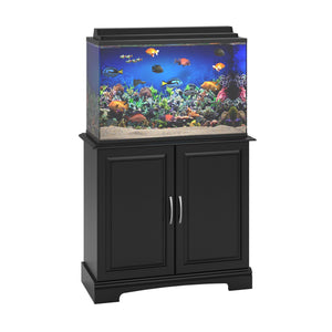 Ollie & Hutch Harbor 29 - 37 Gallon Aquarium or Terrarium Stand - Black