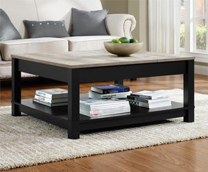 Carver Coffee Table, Black - Black