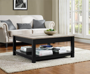 Carver Coffee Table, Black - Black