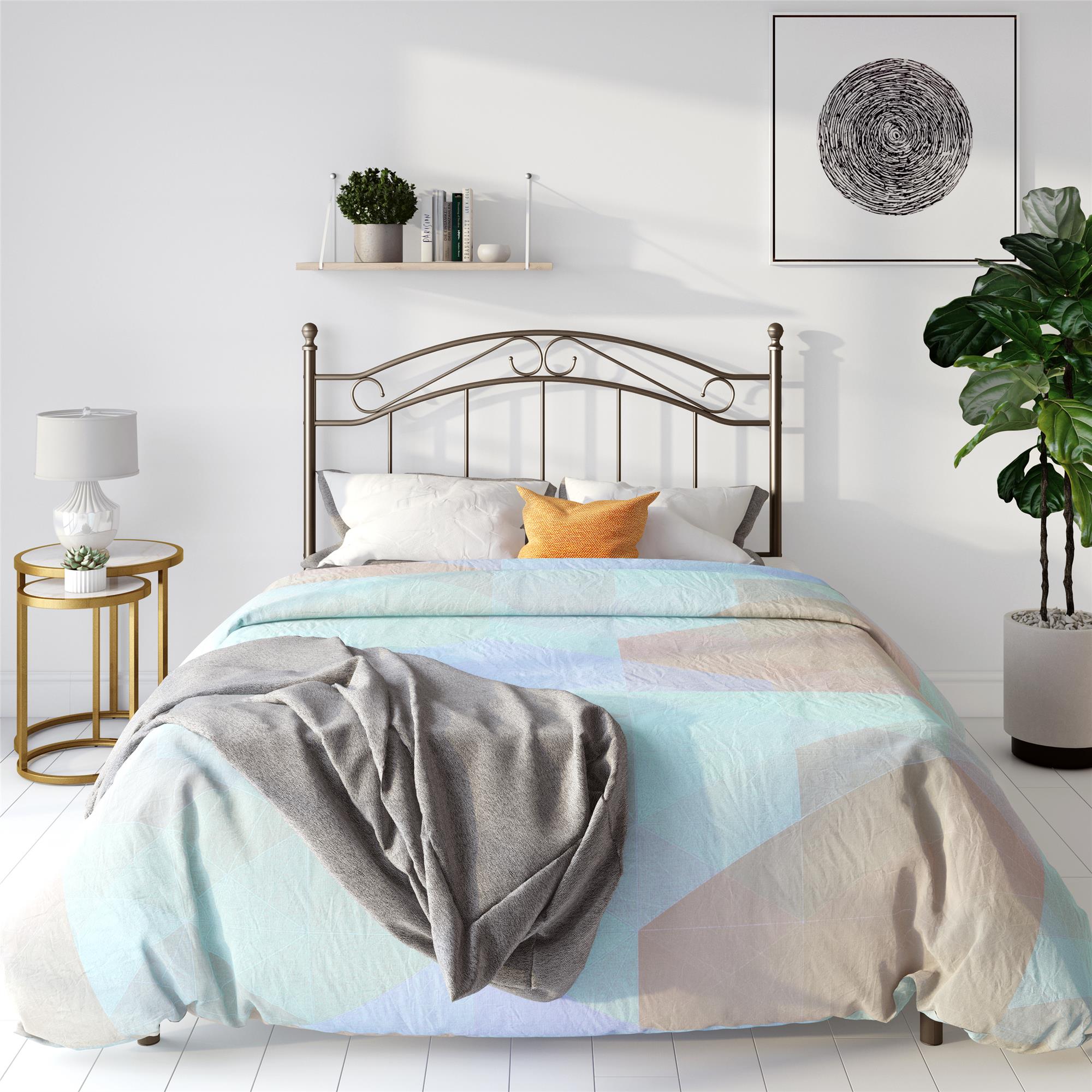 DHP Winnie Full/Queen Metal Headboard - Bronze