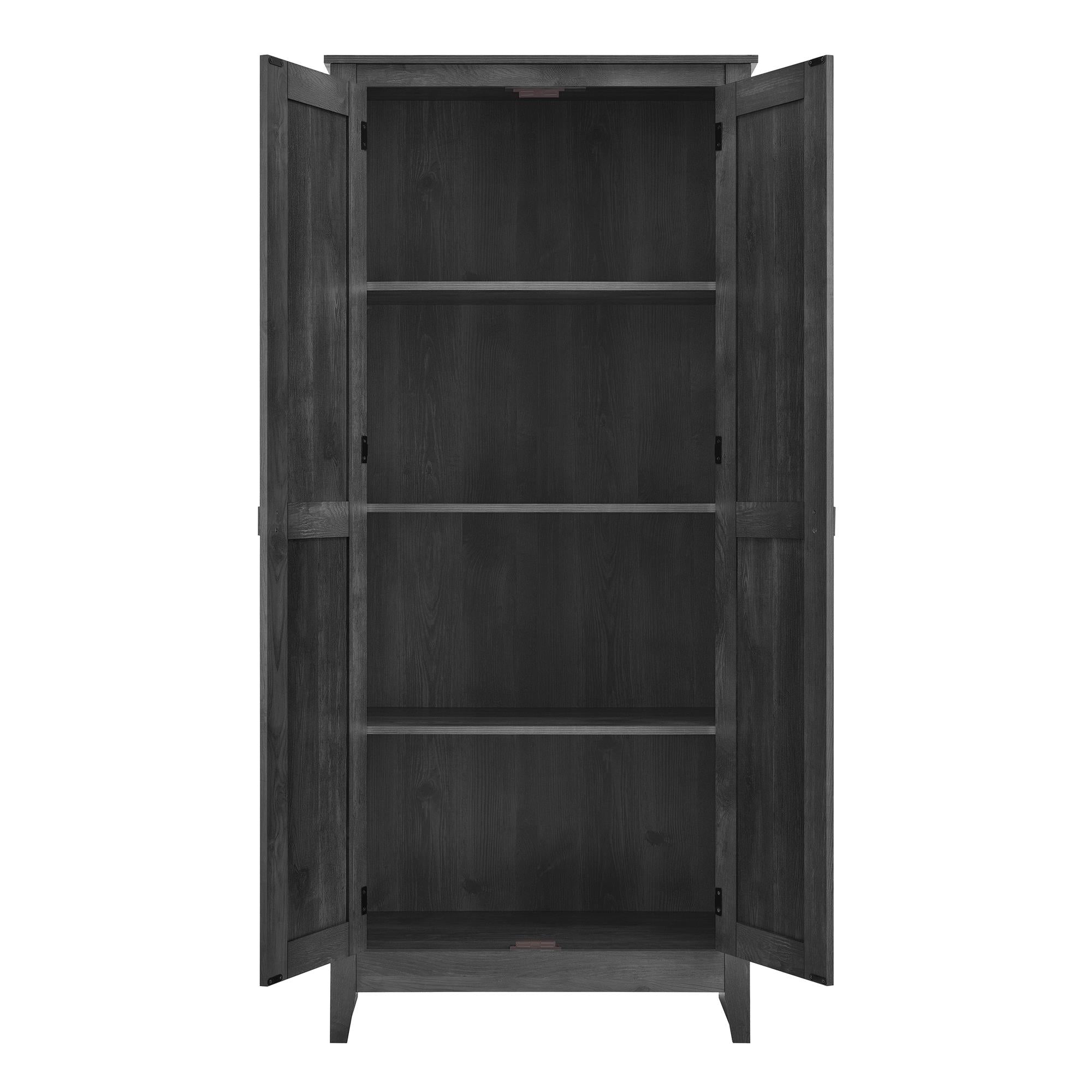 Systembuild Evolution Farmington 31.5" Wide Storage Cabinet - Rustic Gray